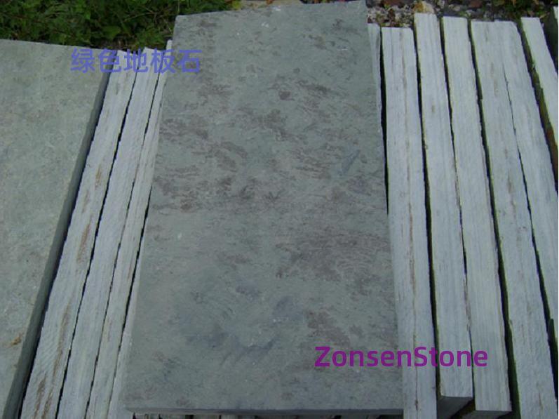 Green floor stone