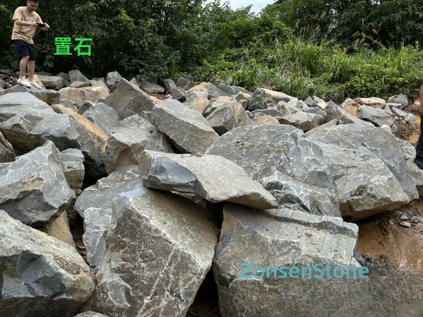 Stone placement