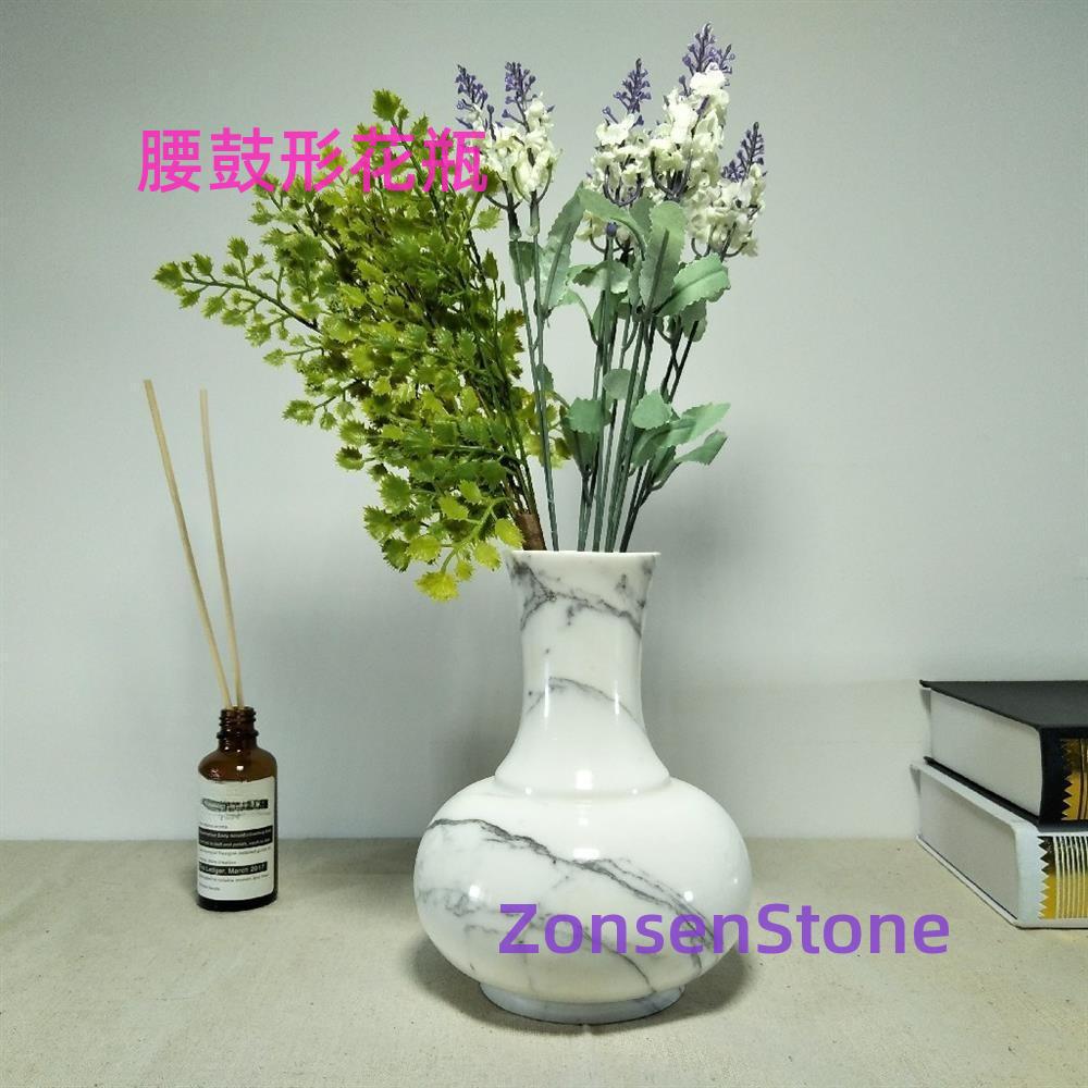 Waist drum shaped vase