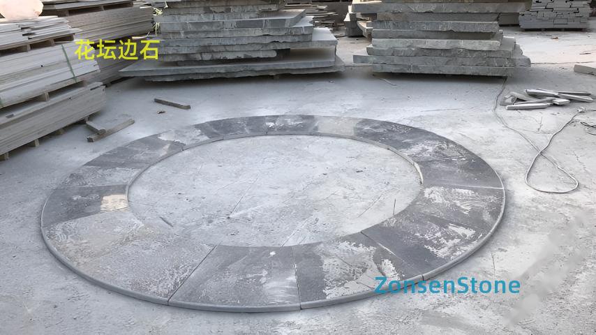 Flower bed edging stone