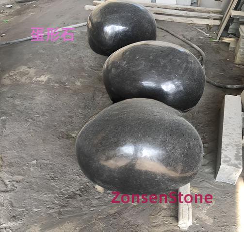 Egg-shaped stone
