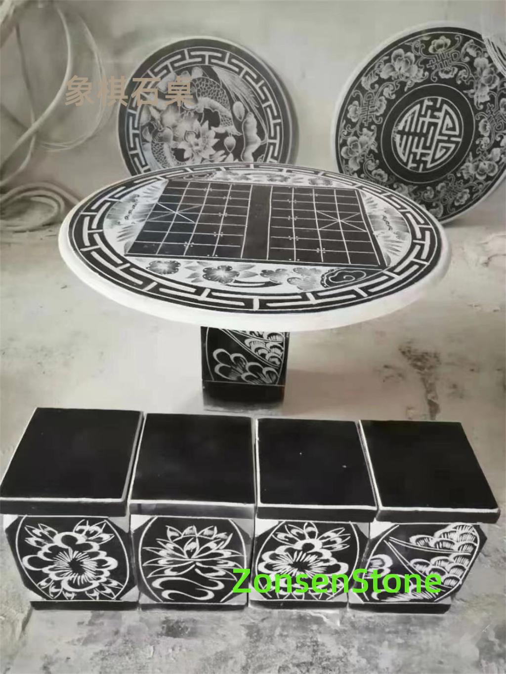 Chess Stone Table