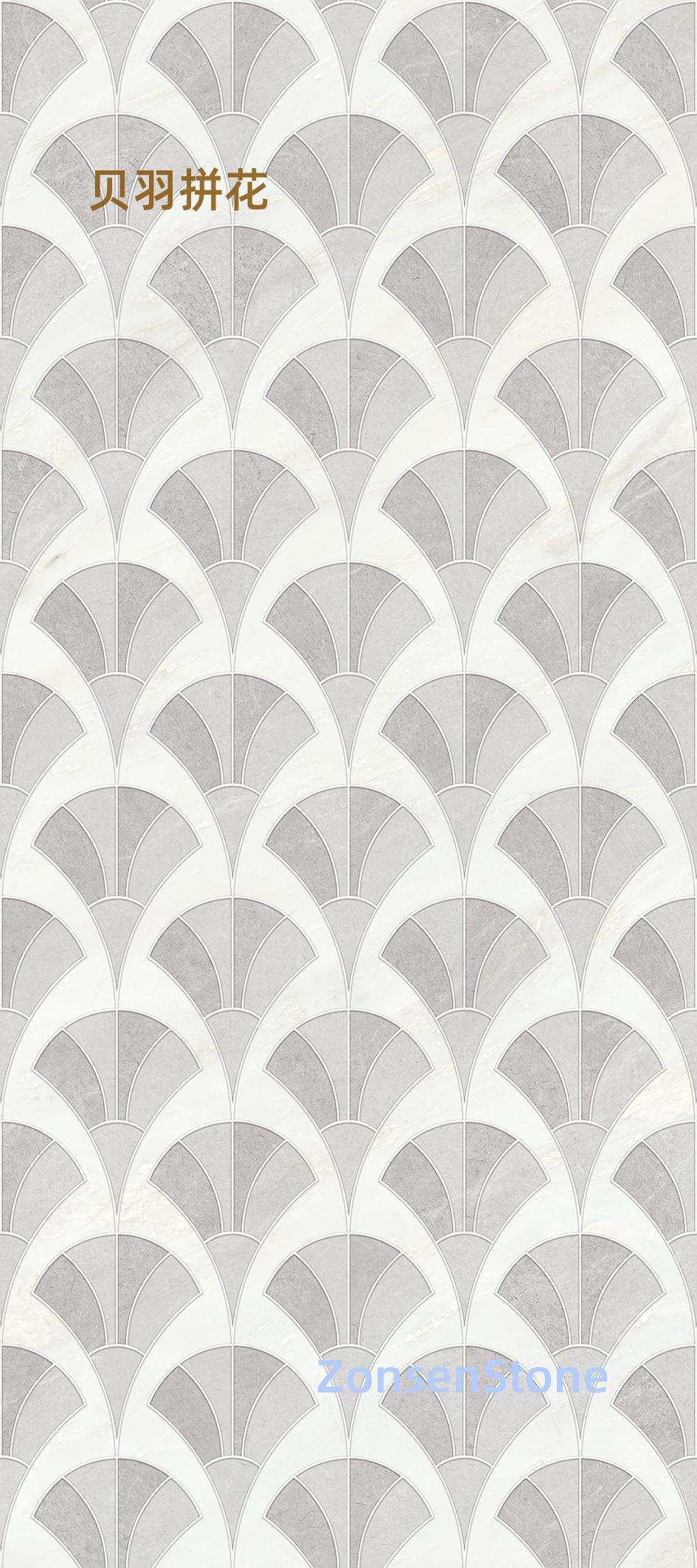 Shell Feather Mosaic
