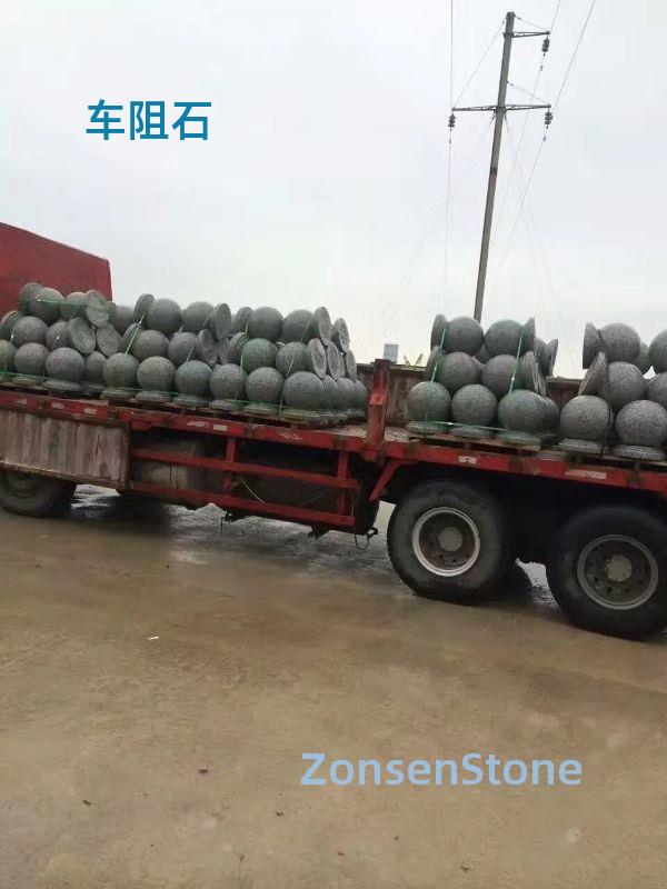 Cart stop stone
