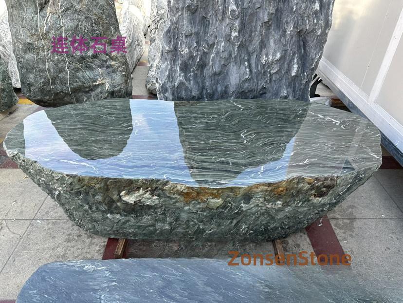 Conjoined stone table