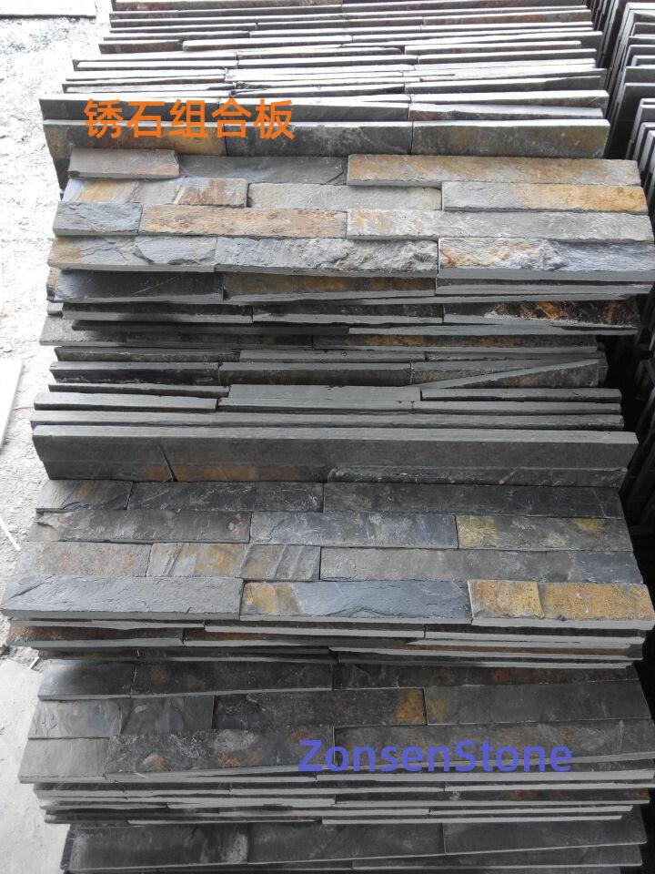 Rust stone composite panel