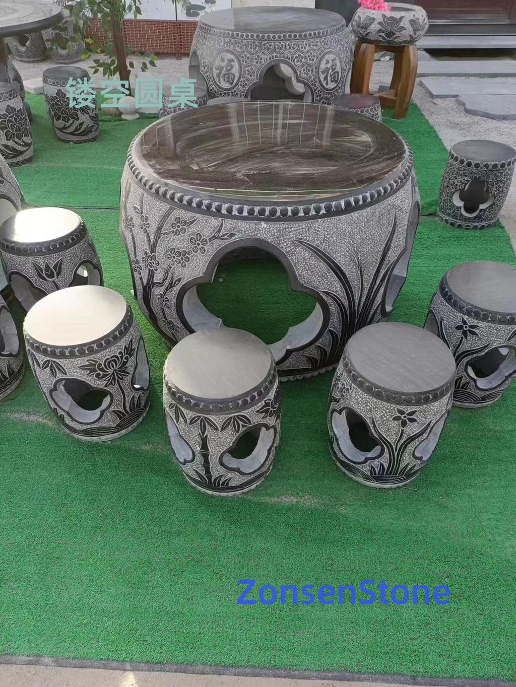 Openwork round table