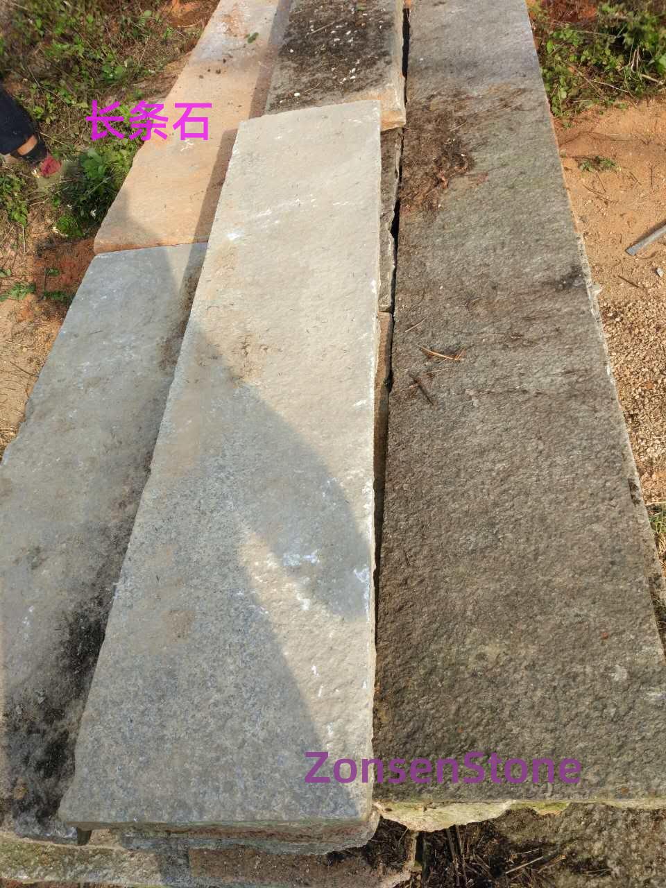 long strip stone