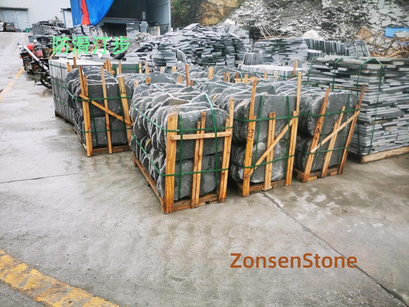 Anti-slip stepping stones