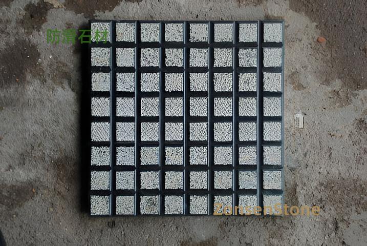 Anti-slip stone