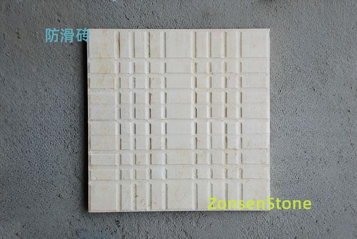 Anti-slip tiles