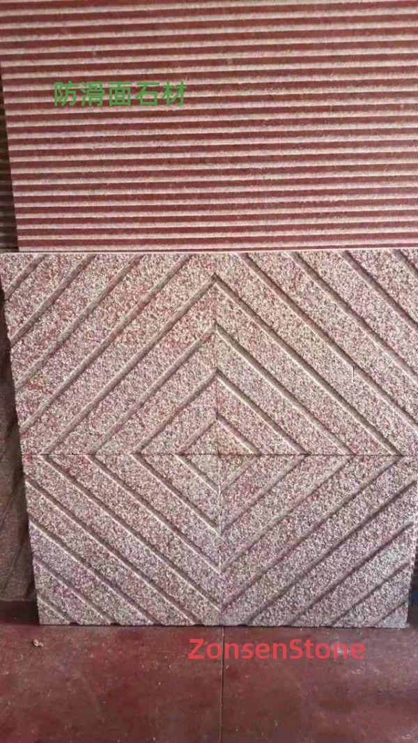 Anti-slip stone