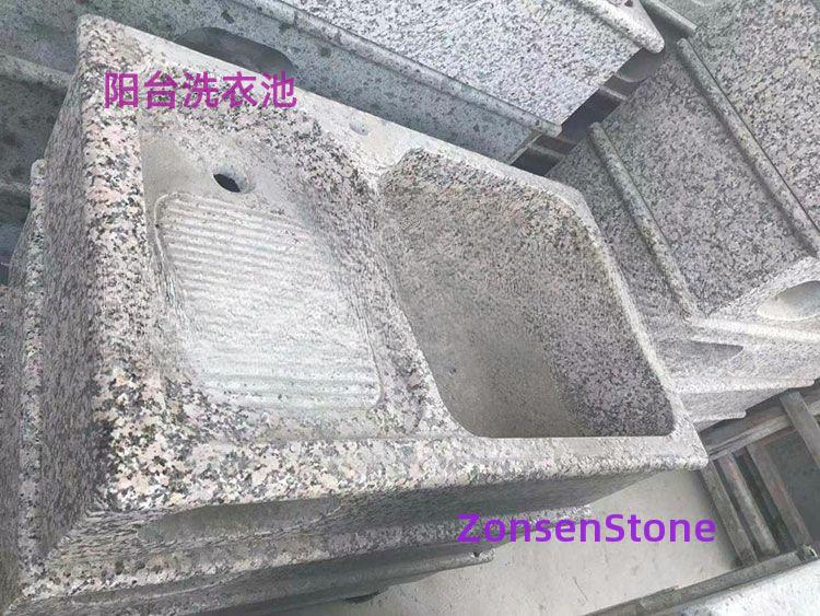 Balcony laundry sink