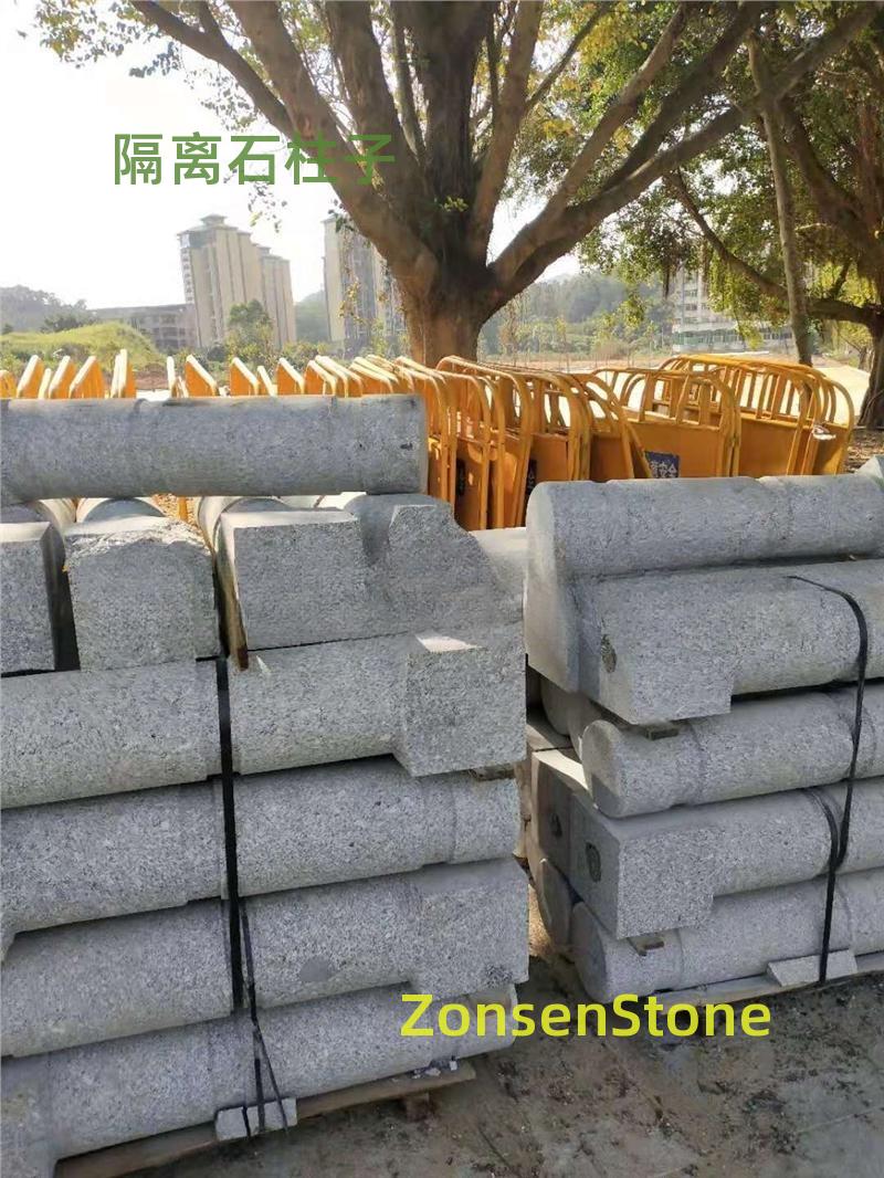 Isolation stone pillars