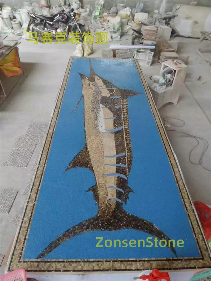 Mosaic decorative painting