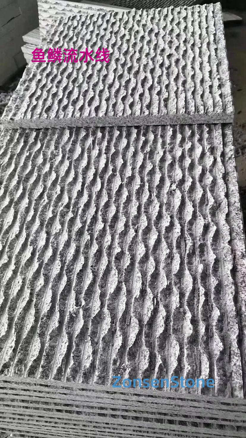 Fish scale assembly line