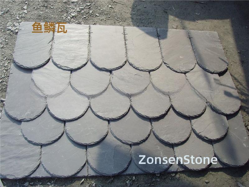 Fish scale tiles