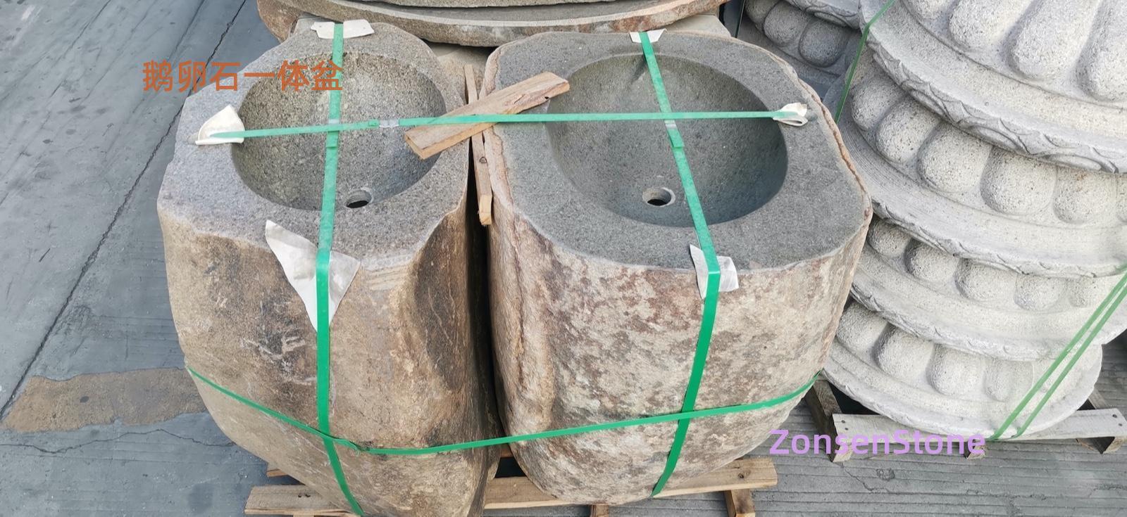 Pebble integrated basin