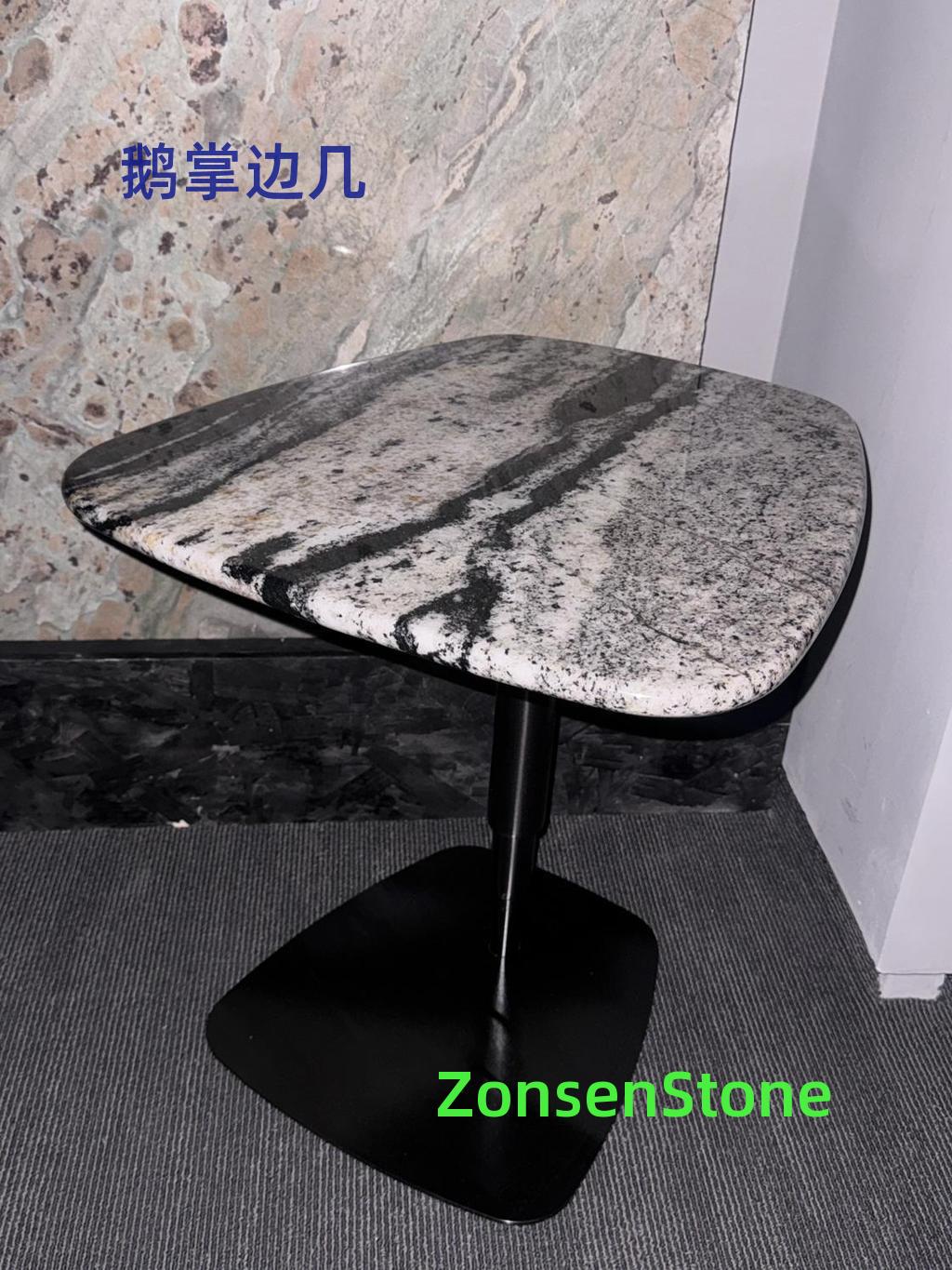 goose-foot side table