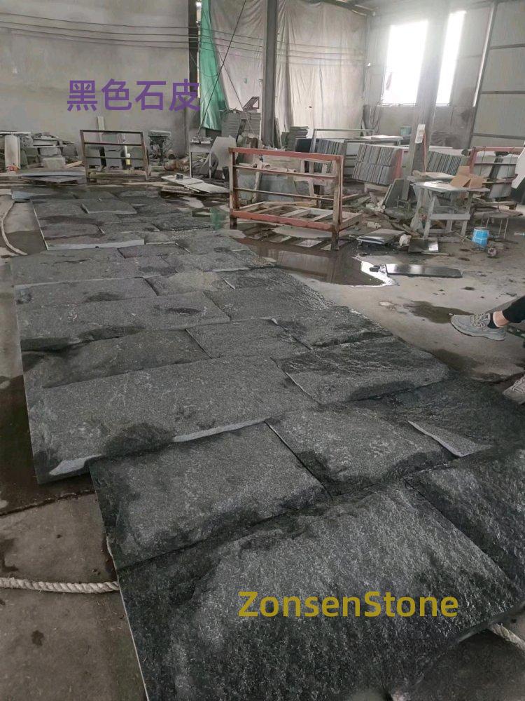 Black stone skin