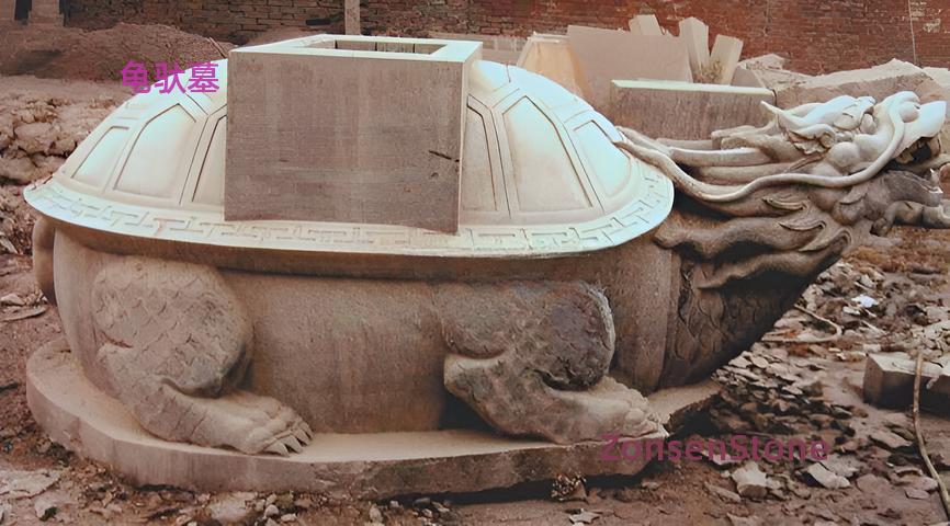 Tortoise carrying tomb
