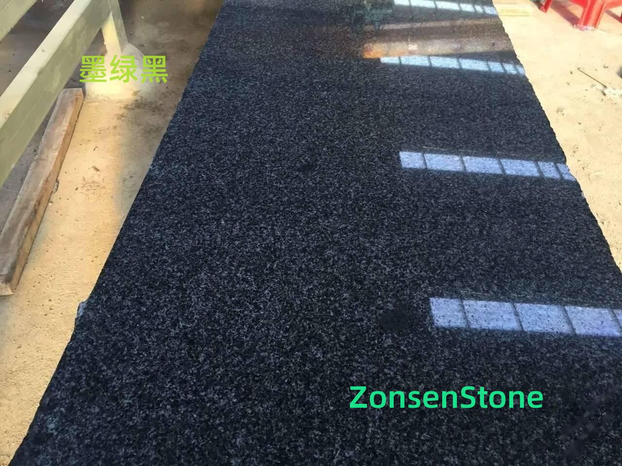 Dark green and black