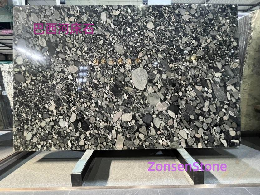 Brazilian riverbed stones