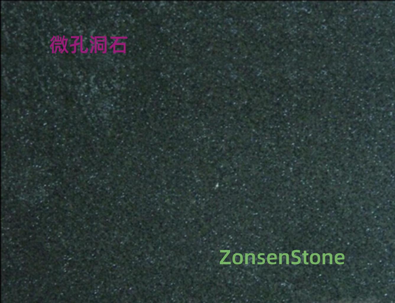 Microporous travertine