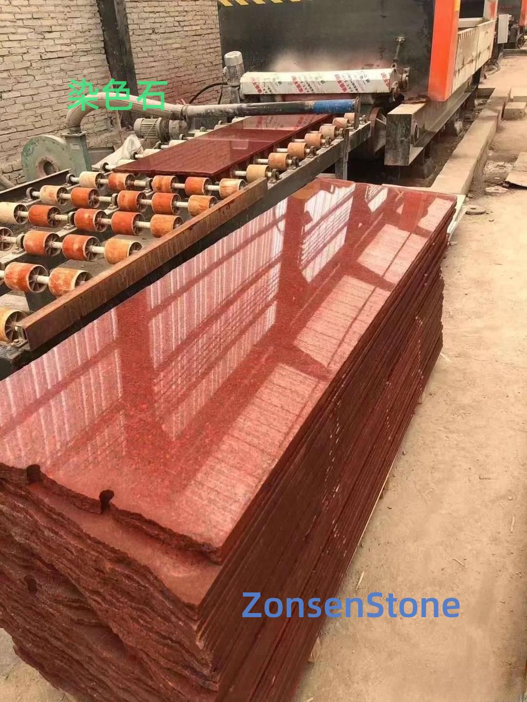stained stone