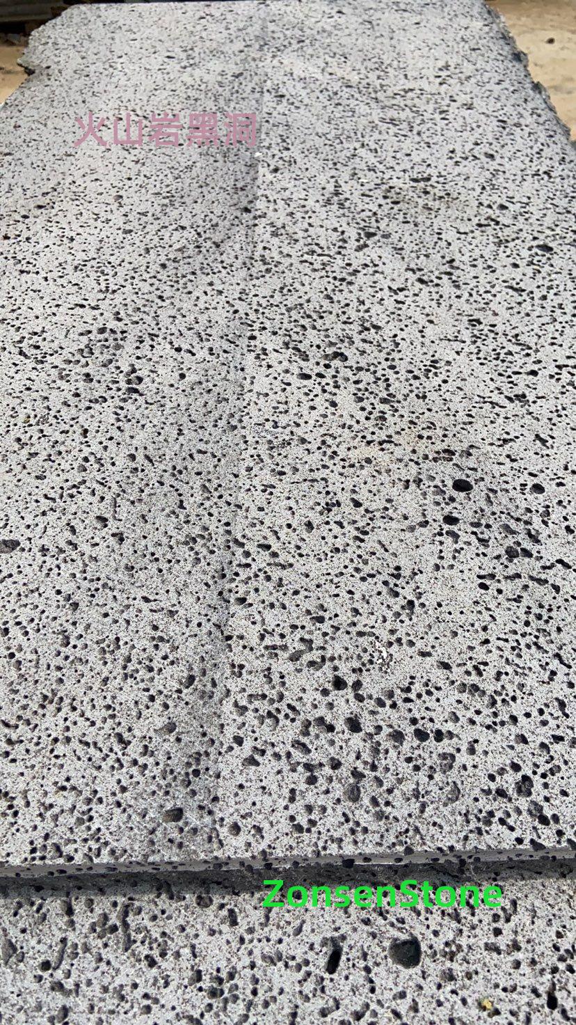 Volcanic rock black hole