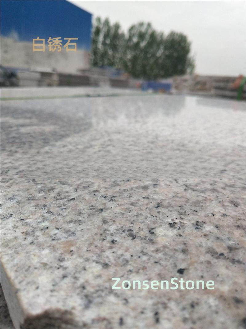 White rust stone