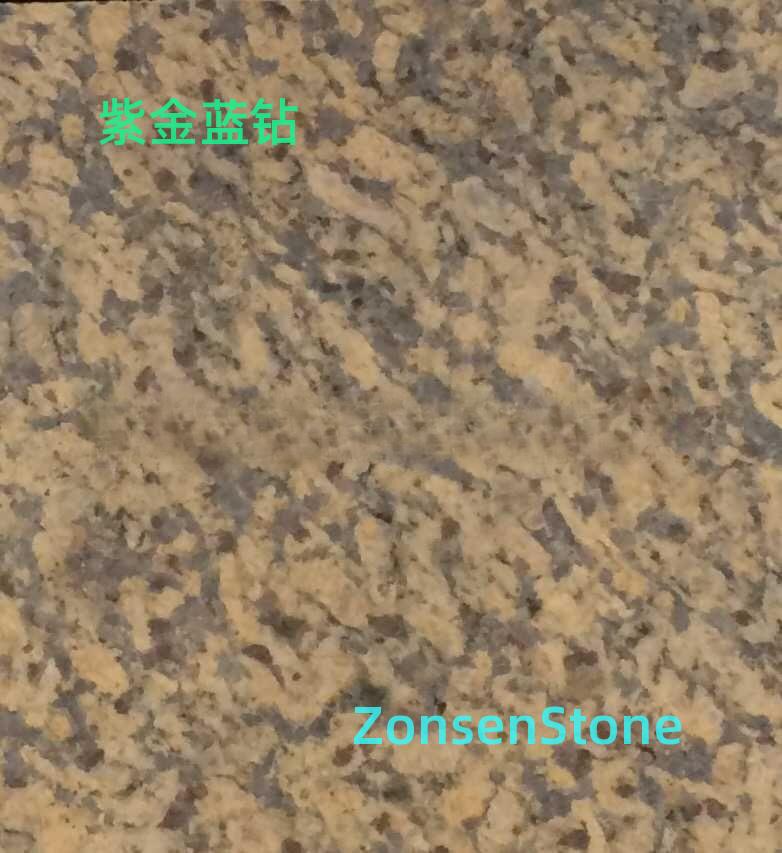Purple Gold Blue Diamond