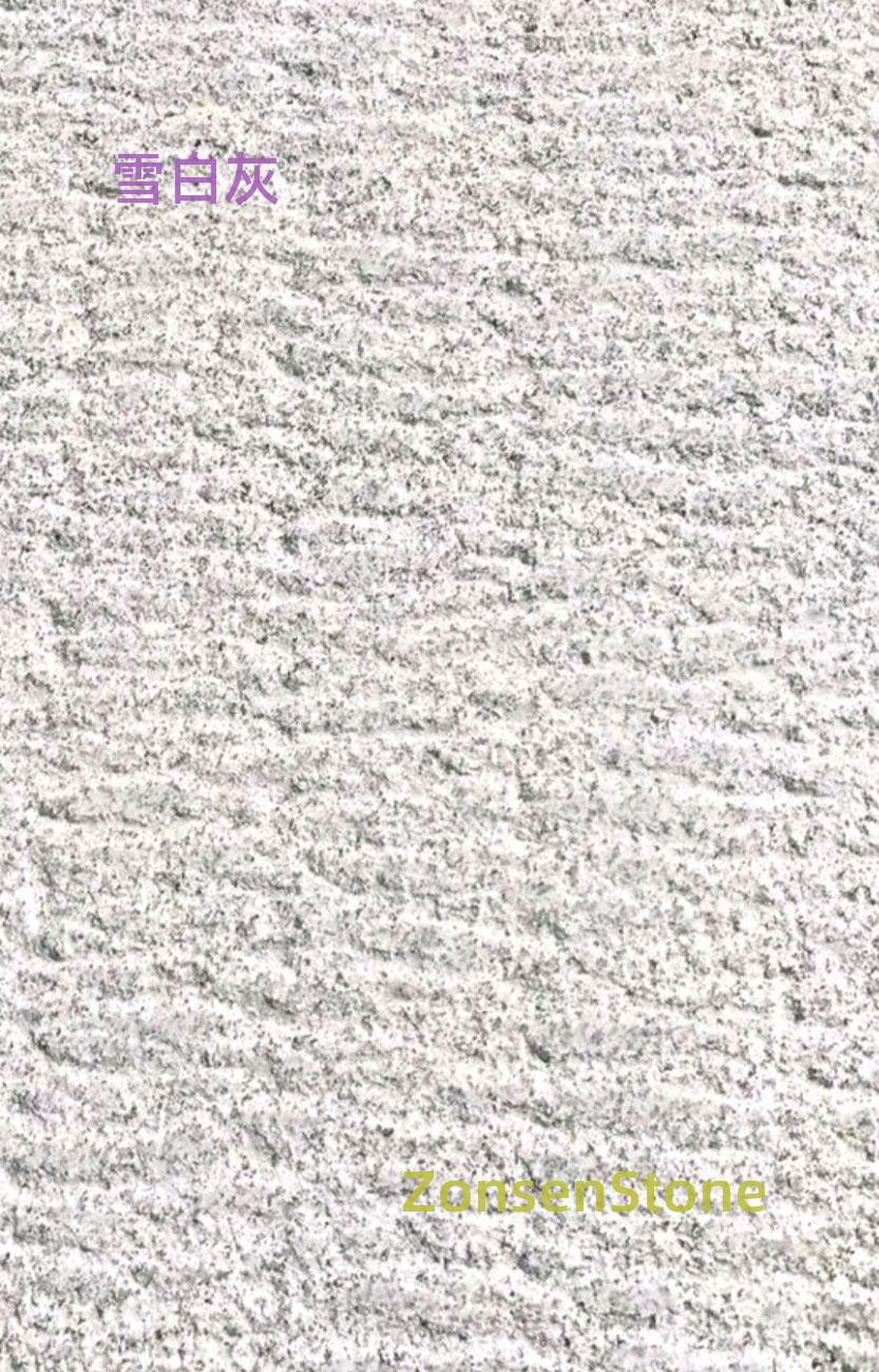 snow white gray