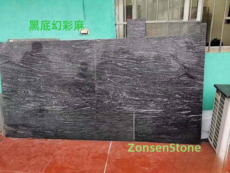 Black background iridescent hemp