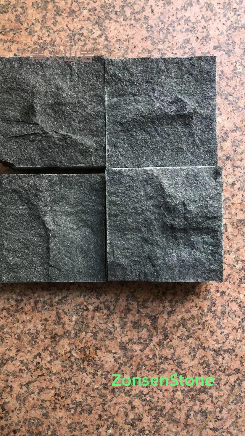 Black volcanic rock
