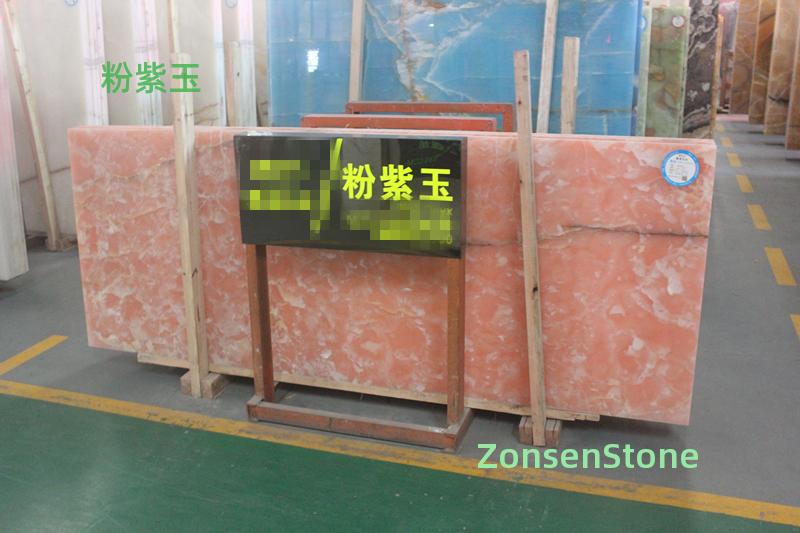 Pinkish-purple jade
