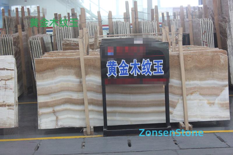 Golden Wood Grain Jade