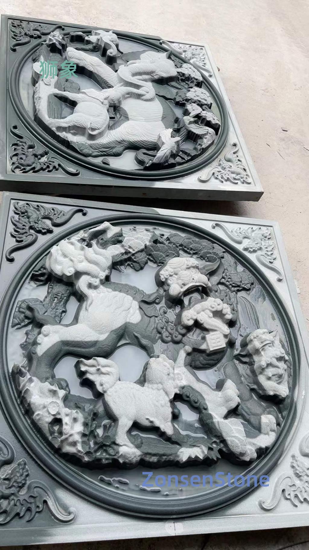 Lion and Elephant