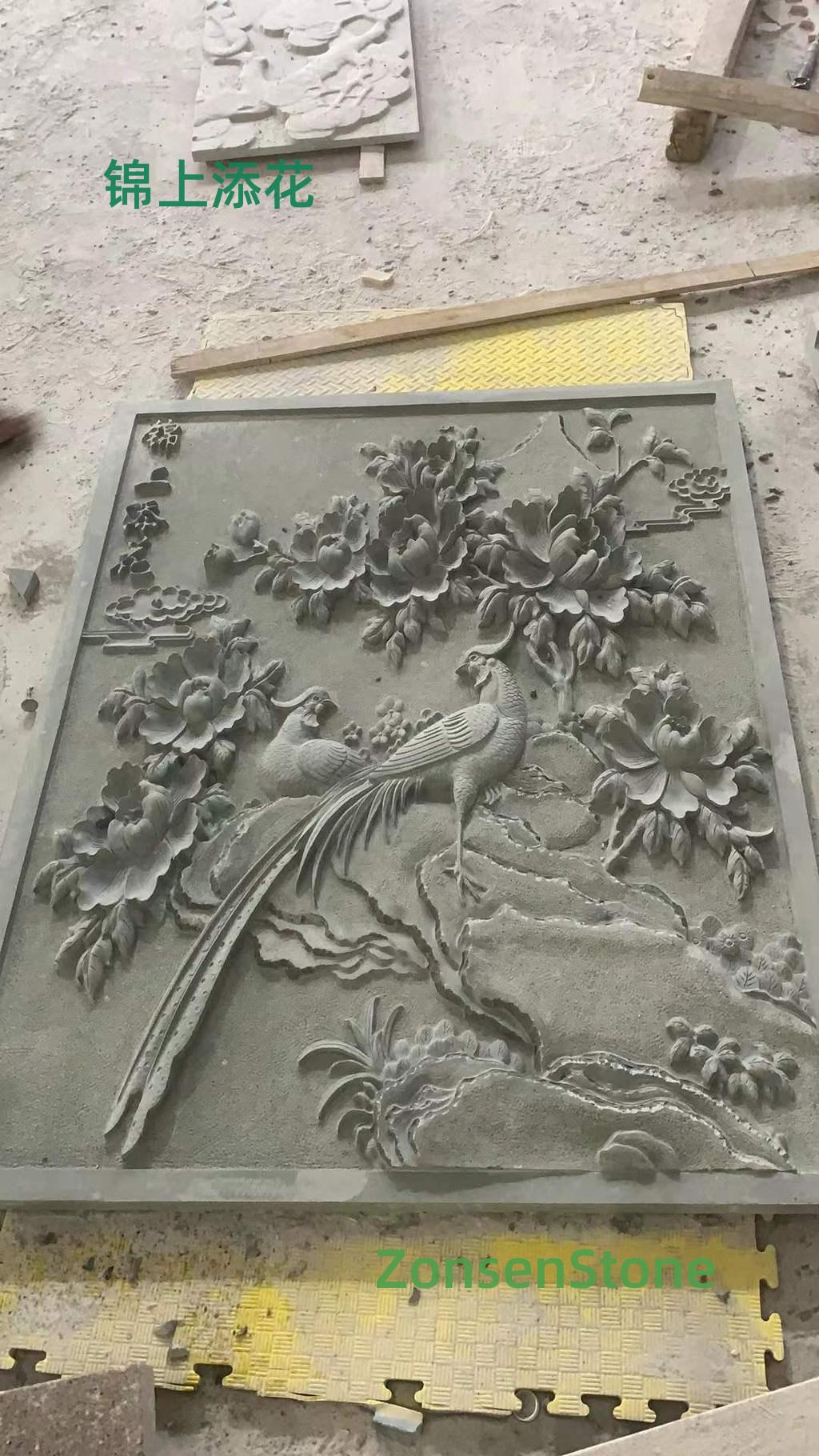 Adding flowers to brocade