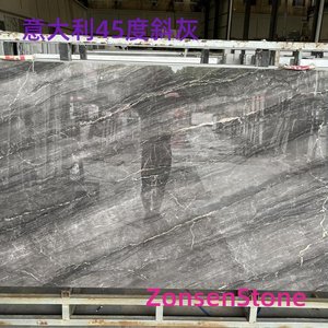 Italian 45-degree slant gray