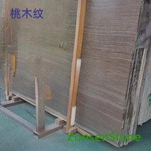 Peach wood grain