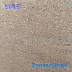 brown travertine