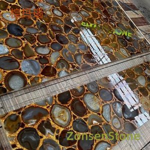 Brown agate