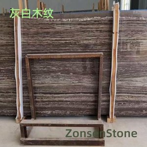 Grayish-white wood grain