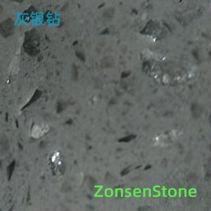 Grey Silver Diamond