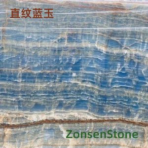 Straight-grained blue jade