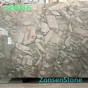 Green pebbles
