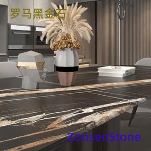 Roman Black Goldstone