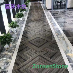Blue-gray wood grain
