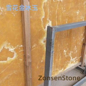 Snowflake Golden Ice Jade